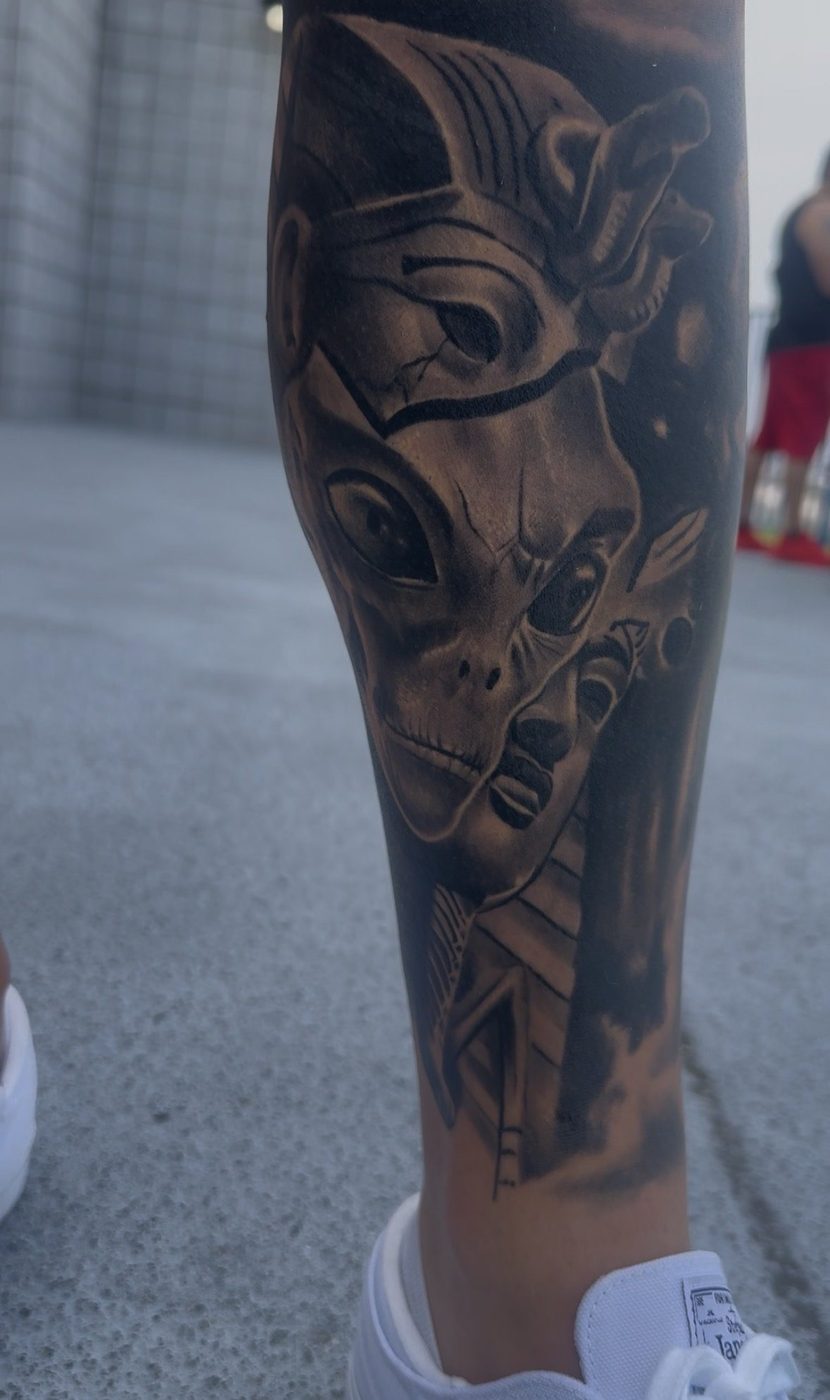 Black and grey tattoo by Angel at Soul Kraft Ink in Asbury Park, New Jersey