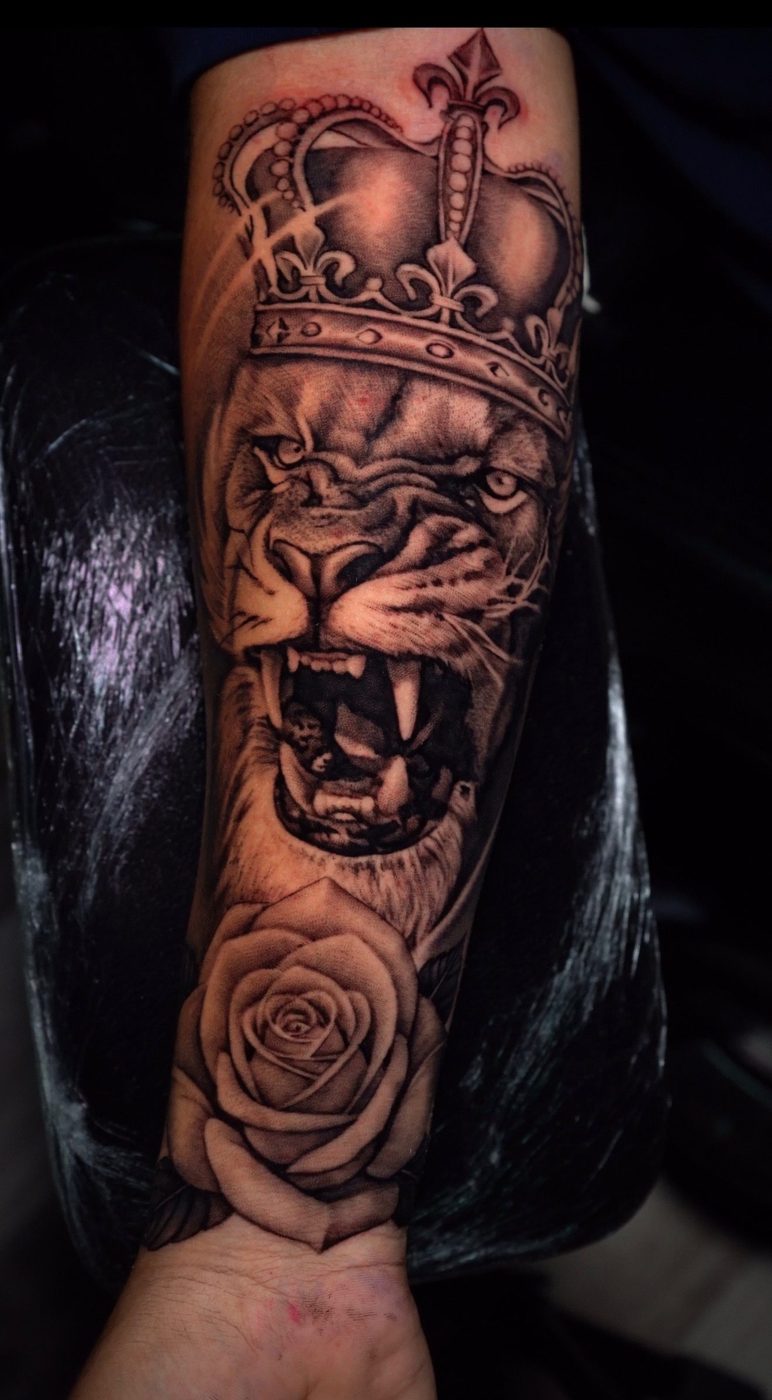 Color tattoo by Estaban at Soul Kraft Ink in Asbury Park, New Jersey