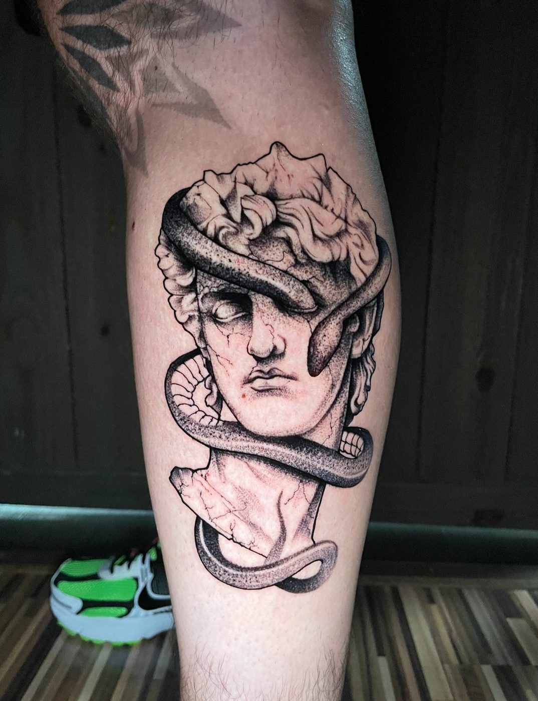 Black and grey tattoo by Adrian at Soul Kraft Ink in Asbury Park, New Jersey