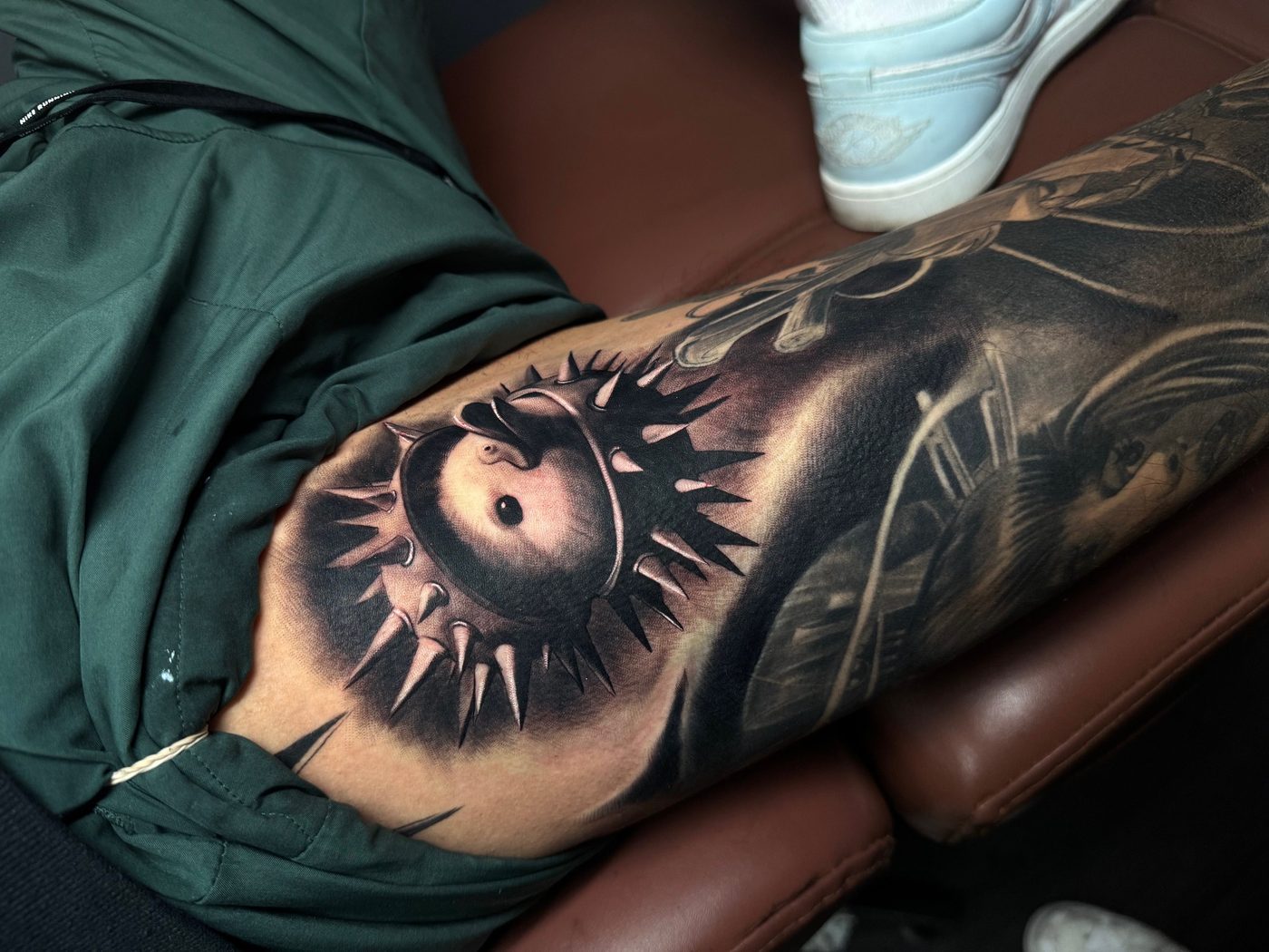 Color tattoo by Angel at Soul Kraft Ink in Asbury Park, New Jersey