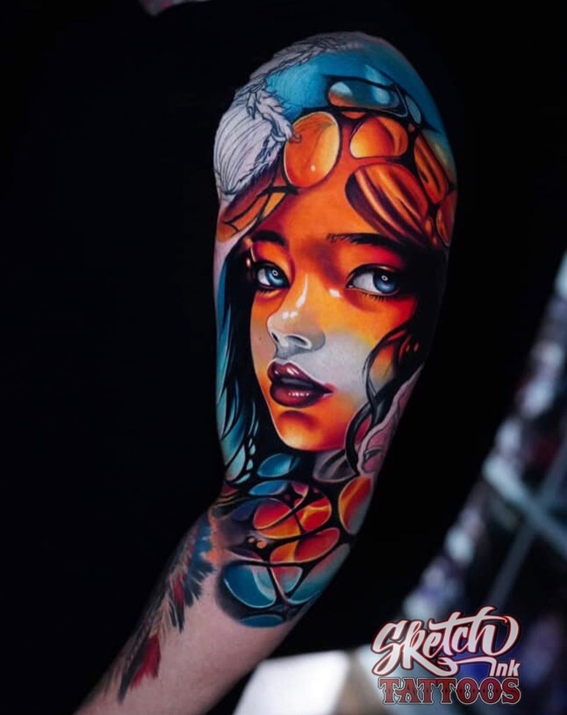 Color tattoo by Jorge at Soul Kraft Ink in Asbury Park, New Jersey