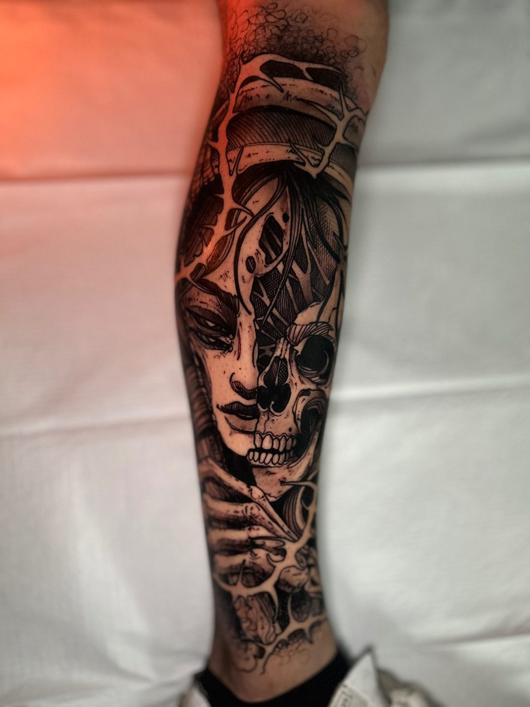 Color tattoo by Max at Soul Kraft Ink in Asbury Park, New Jersey