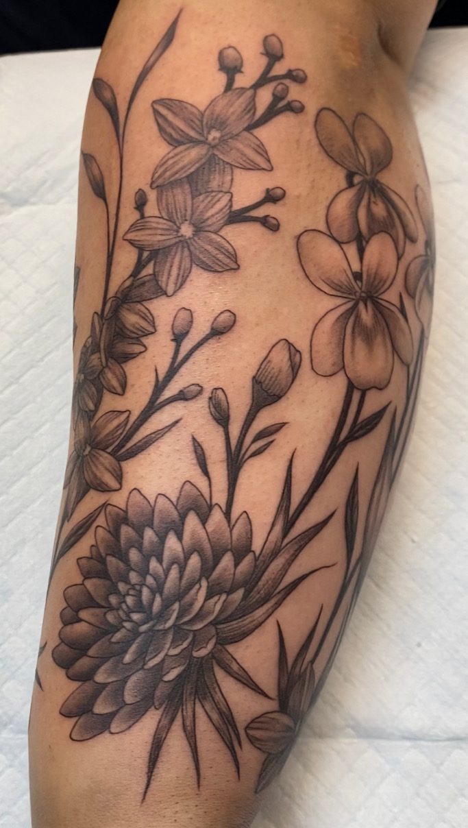Color tattoo by Mike at Soul Kraft Ink in Asbury Park, New Jersey