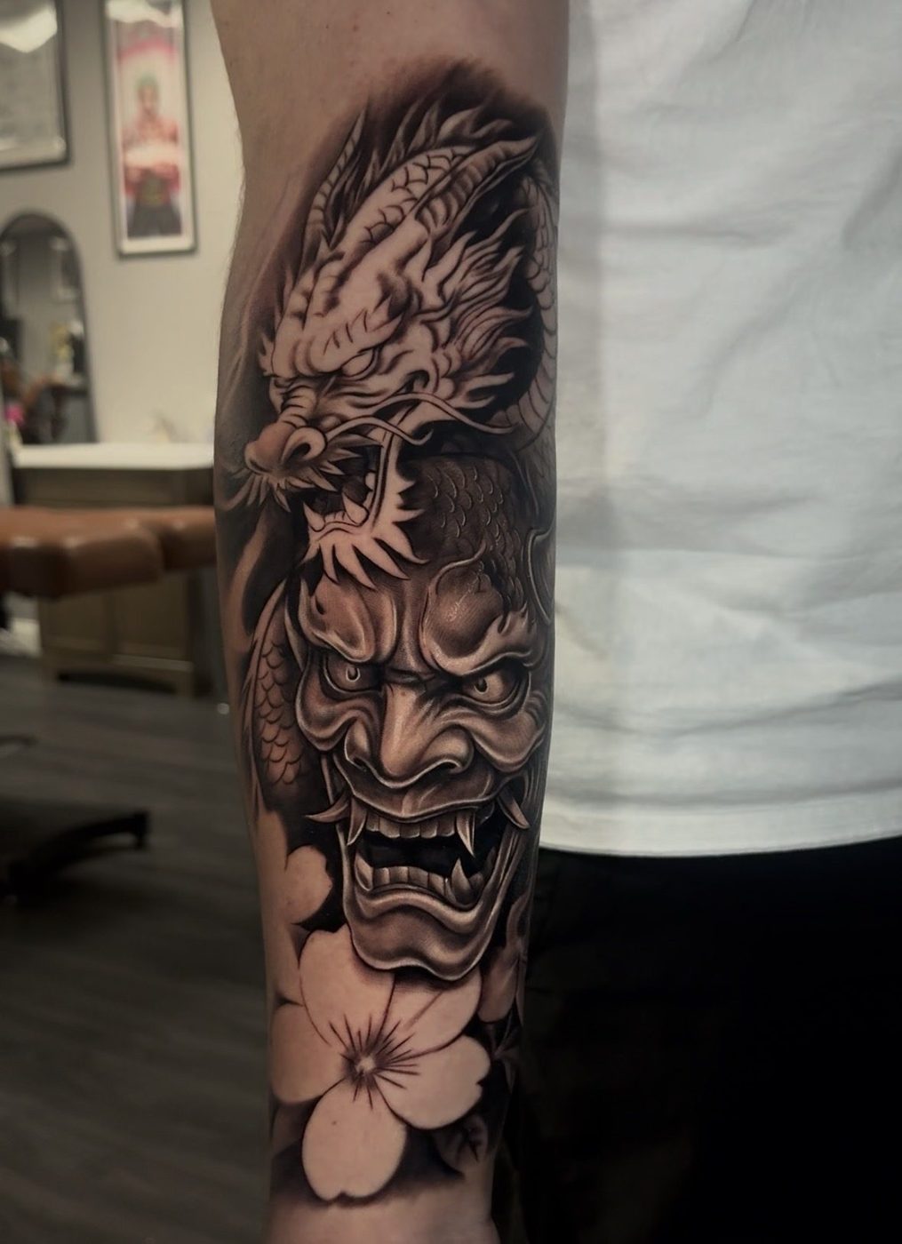 Color tattoo by Angel at Soul Kraft Ink in Asbury Park, New Jersey