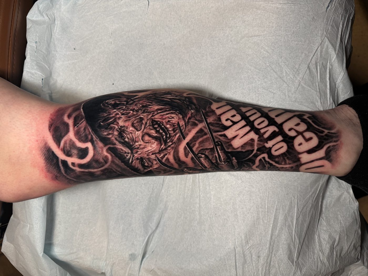 Black and grey tattoo by Nico at Soul Kraft Ink in Asbury Park, New Jersey