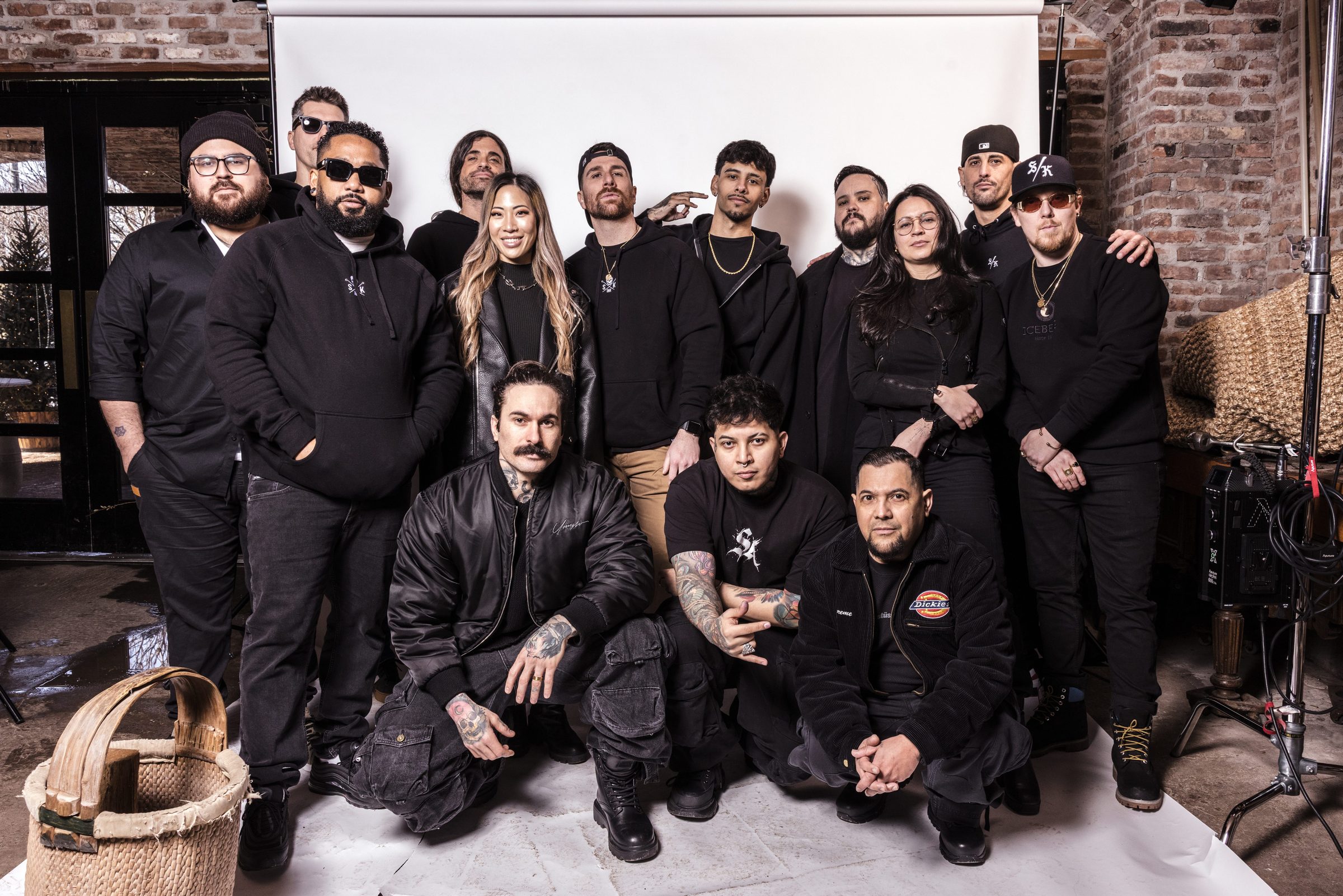 The Soul Kraft Ink crew at the Asbury Park studio