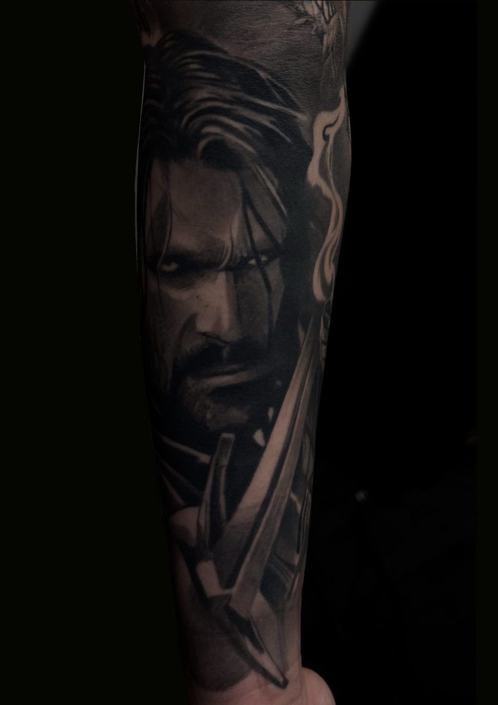 Color tattoo by Oscar at Soul Kraft Ink in Asbury Park, New Jersey