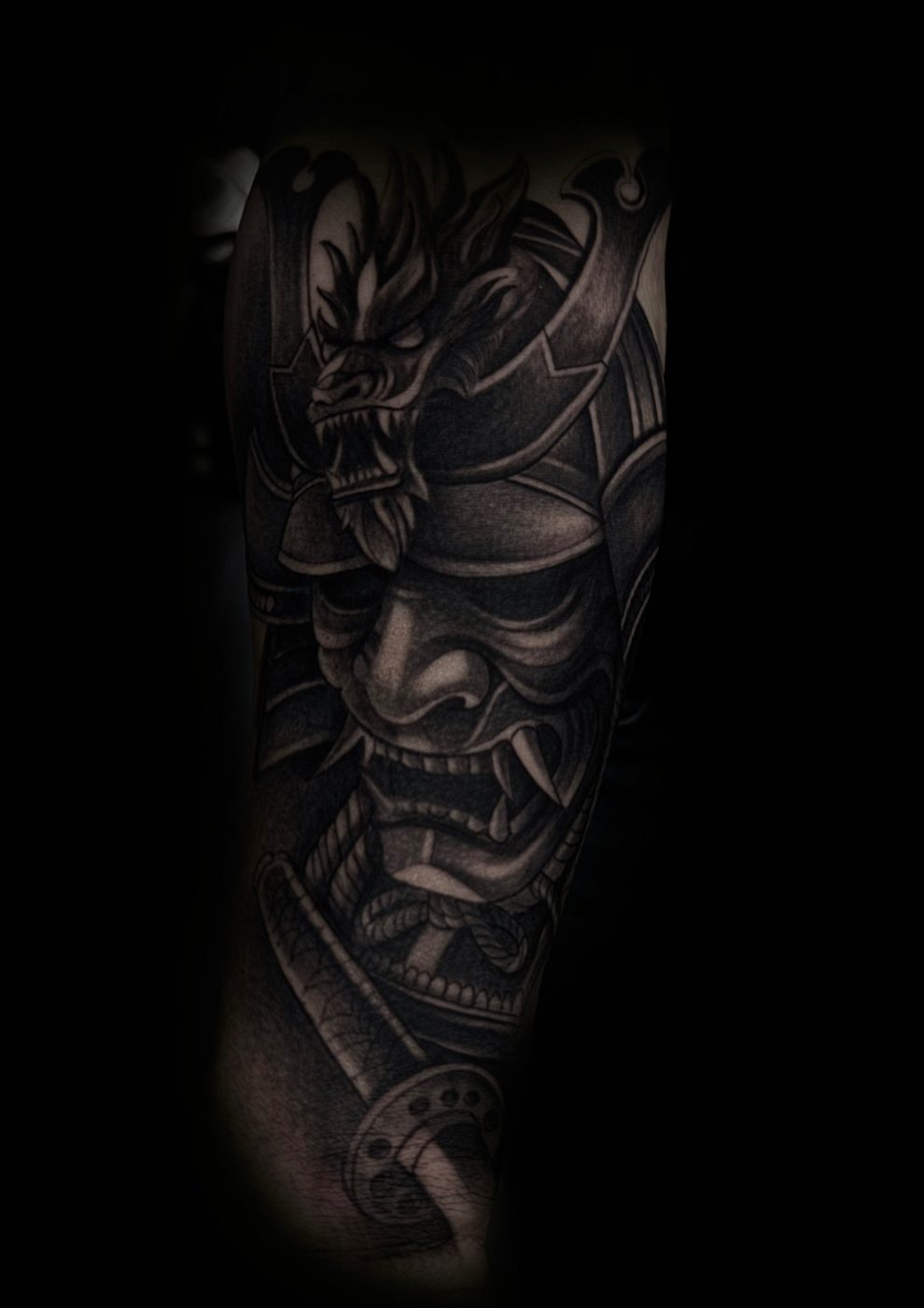 Black and grey tattoo by Oscar at Soul Kraft Ink in Asbury Park, New Jersey
